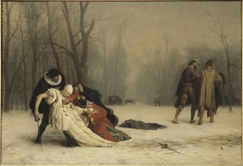 Duello dopo un ballo in maschera - Musée Condé, Chantilly